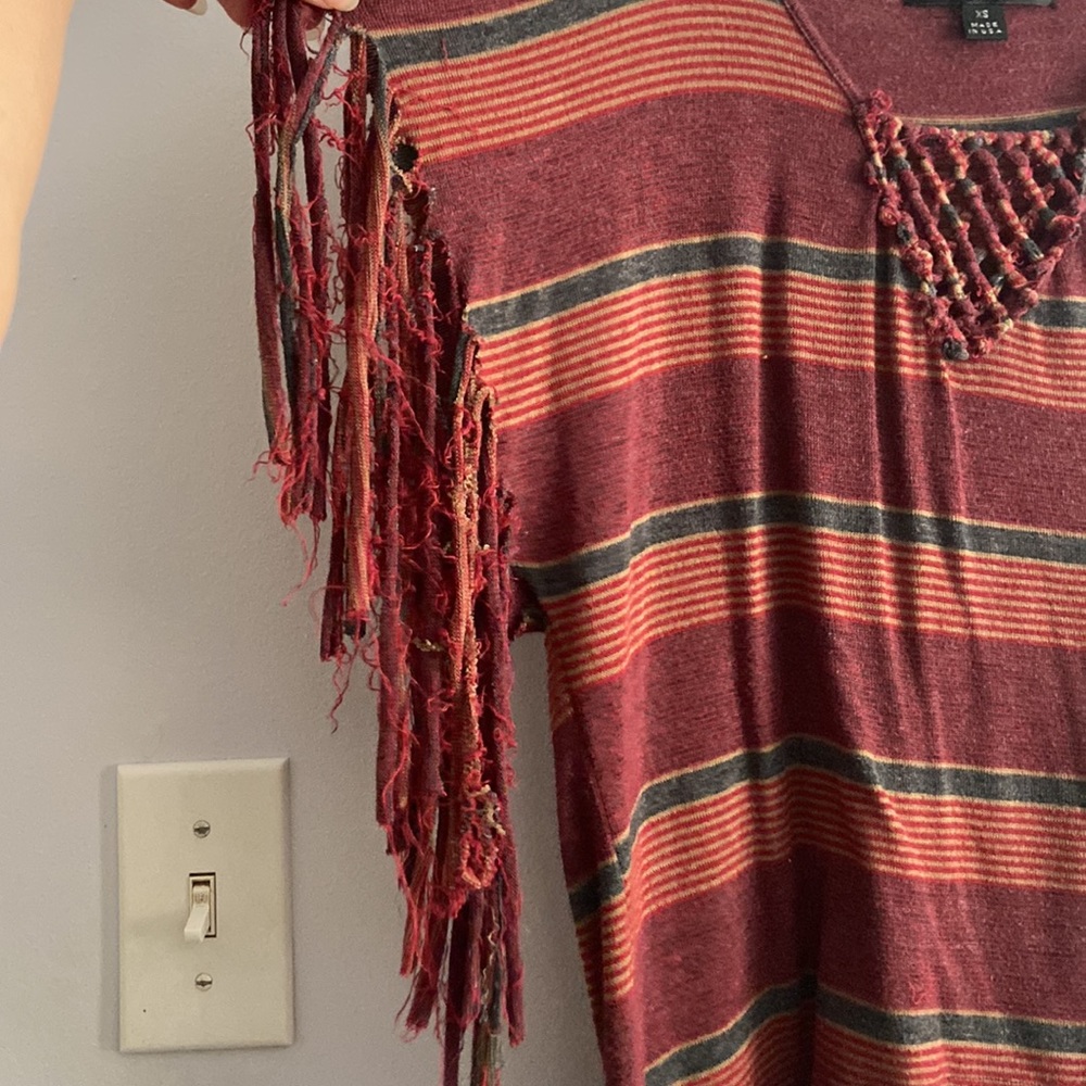 Hippy Fringe Shirt made in USA